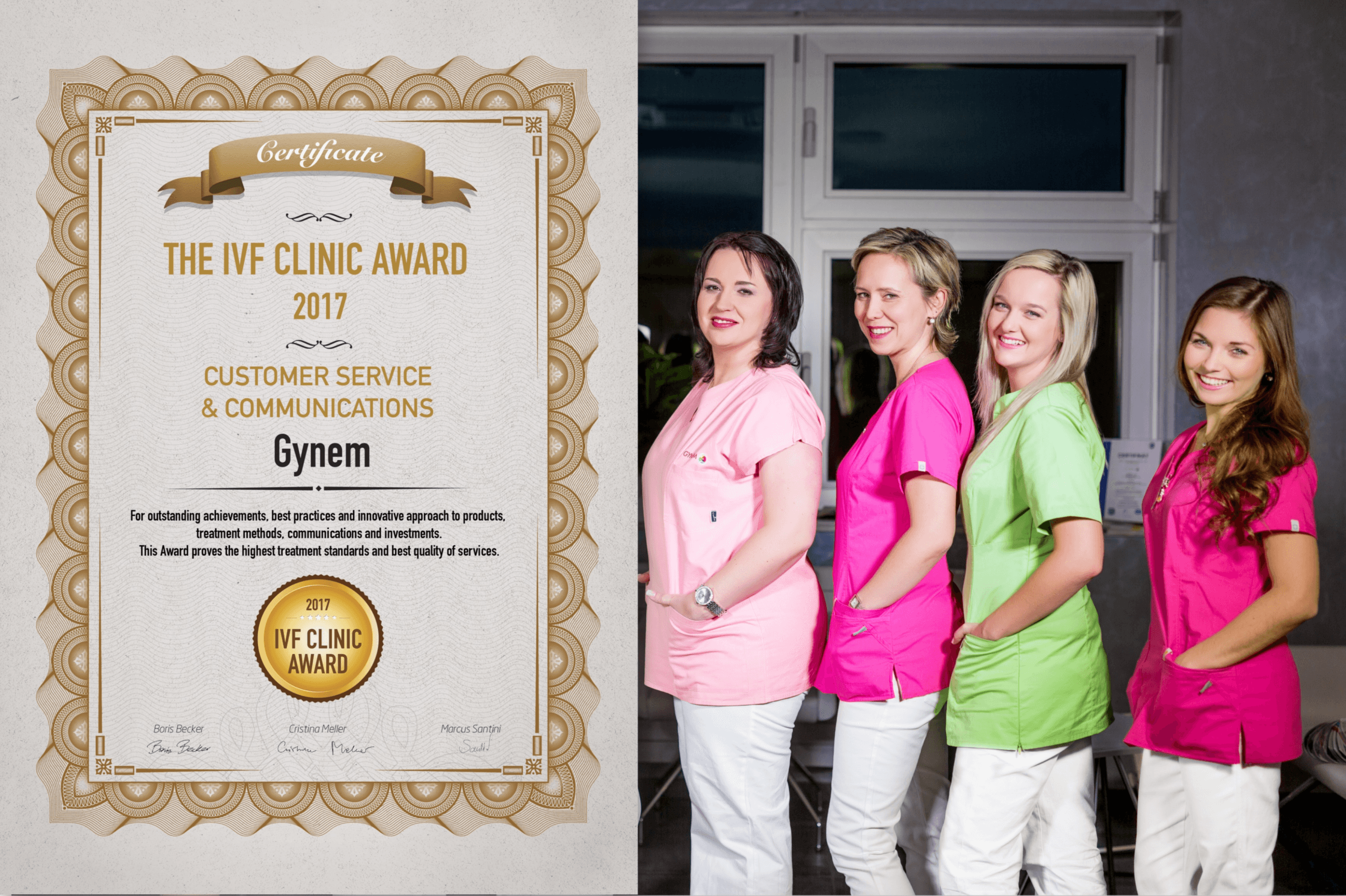 IVF-KLINIKK AWARD 2017 – Gynem – Kundeservice og kommunikasjon